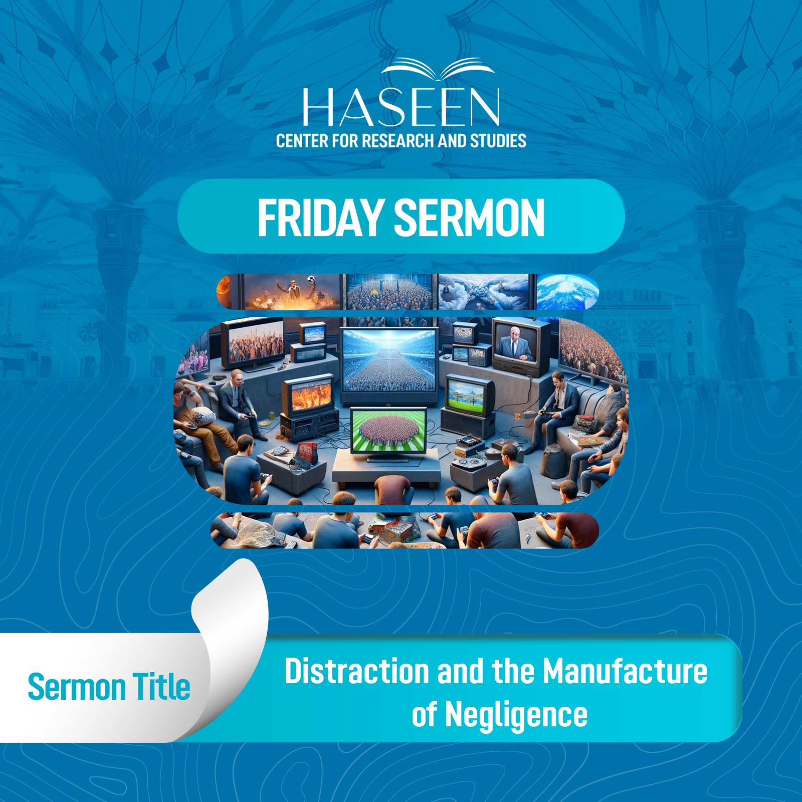 Title of the sermon: Distraction and the Manufacture of Negligence