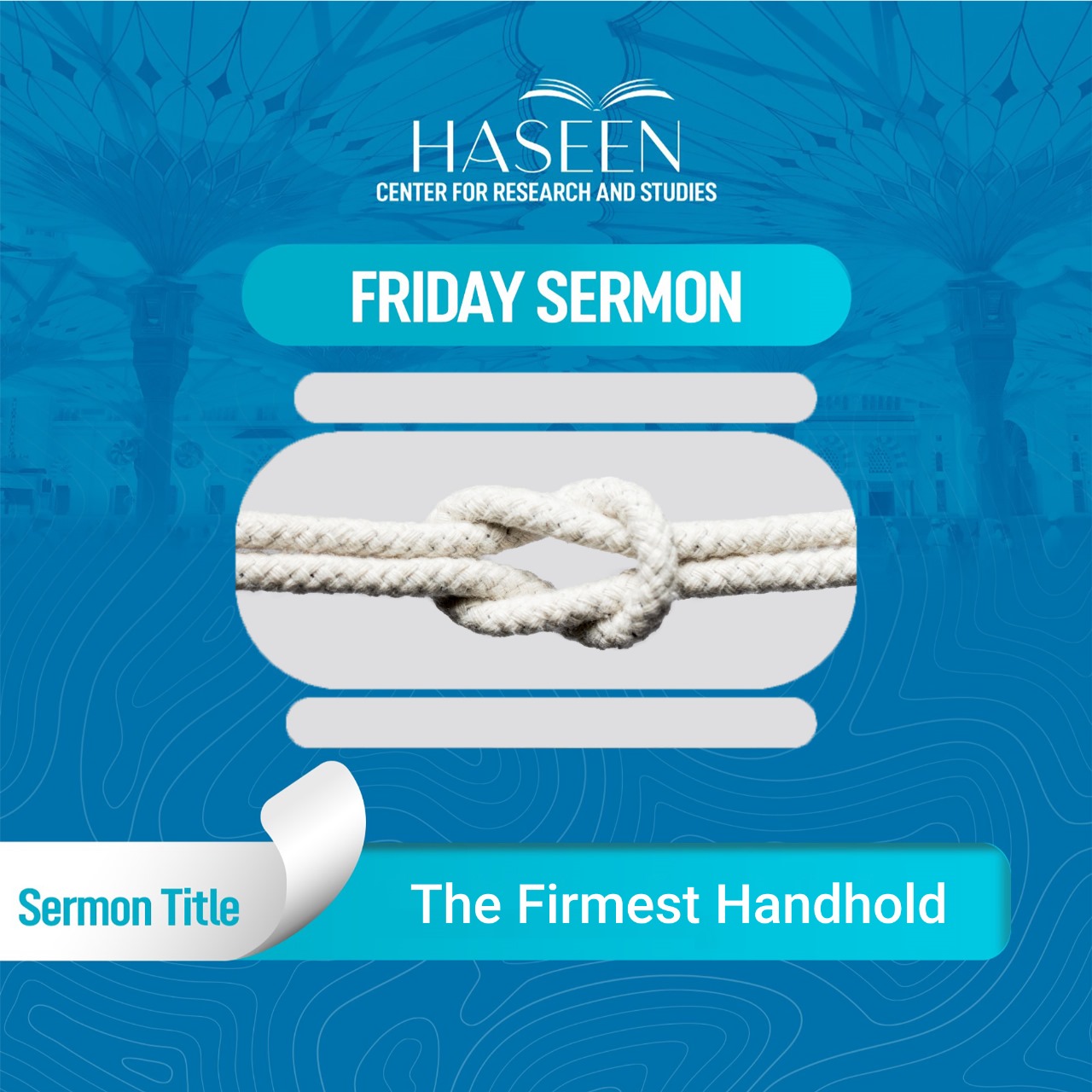 Title of the Sermon: The Firmest Handhold