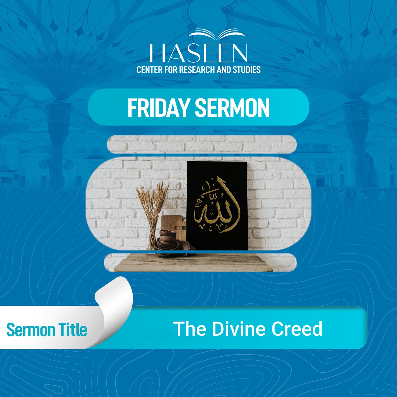 Title of the Sermon: The Divine Creed