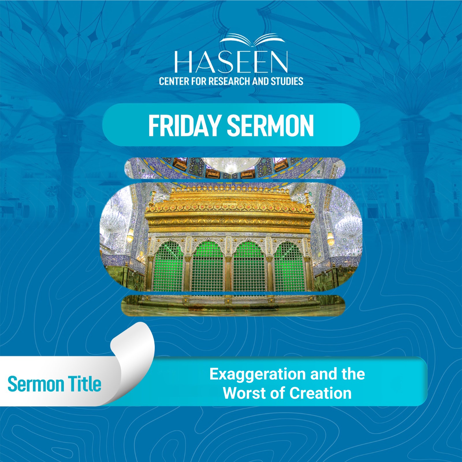 Title of Sermon: Exaggeration and the Worst of Creation